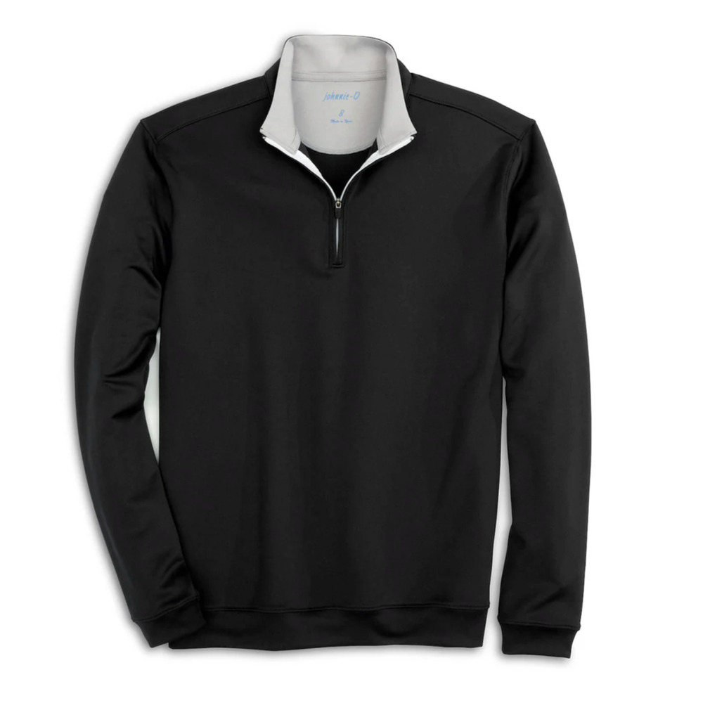 NWT JOHNNIE-O WOMEN'S BLACK 1/4 ZIP DIAZ PERFORMANCE PULLOVER SHIRT TOP GOLF XS